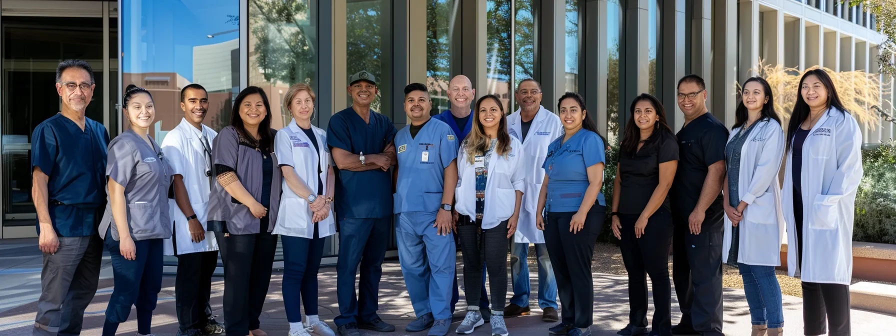 a diverse group of healthcare professionals in arizona discussing the effects of policy changes on their medicare careers.